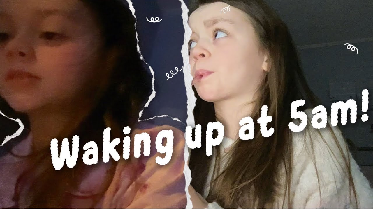 Waking up at 5am| aesthetic | that girl morning routine😴✨