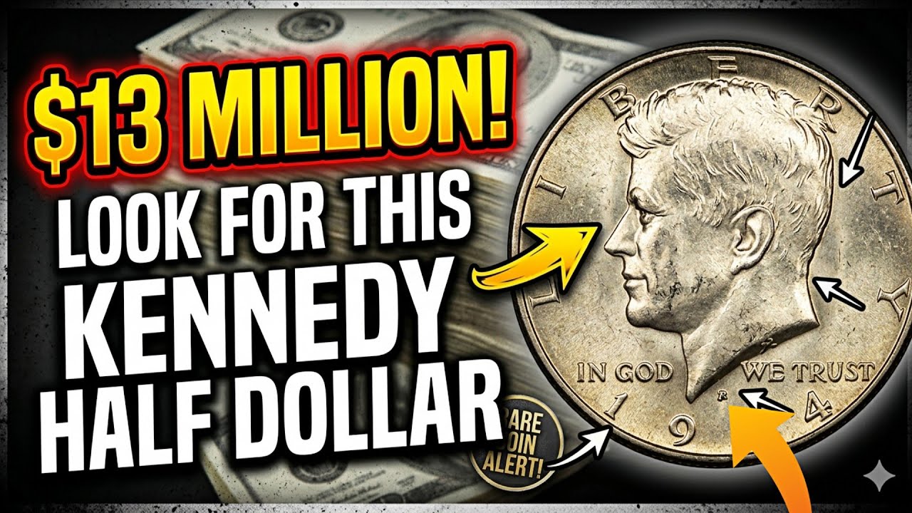 Вы не поверите, сколько будут стоить эти полудолларовые монеты с изображением Кеннеди в 2026 году!
