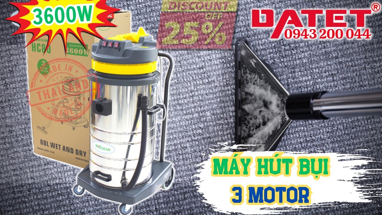 Máy hút bụi 3 motor 