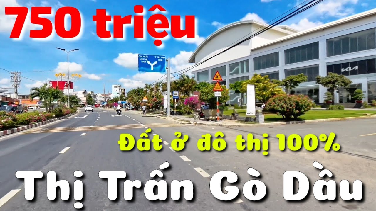 Chị Vi bán 2 lô đất ở đô thị Gò Dầu Tây Ninh giá 750 triệu gần Chợ Siêu thị Bệnh viện Trường học