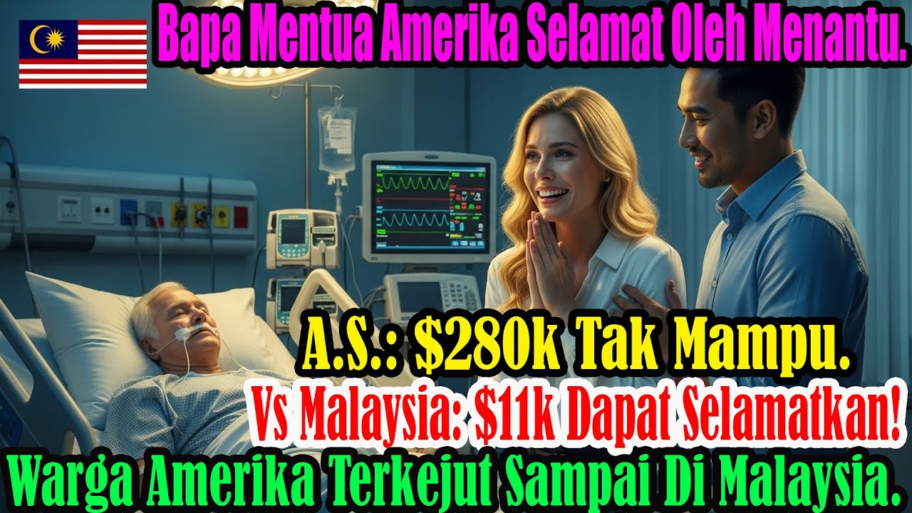 Menantu Malaysia Selamatkan Bapa Mentua AS: 2 Hospital Terkenal AS Buntu, Keajaiban di Malaysia