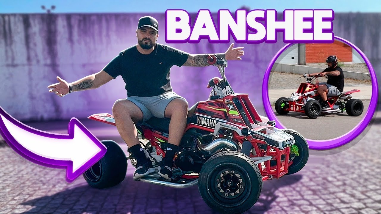 PRIMEIRA VEZ NUMA YAMAHA BANSHEE 350 !!!