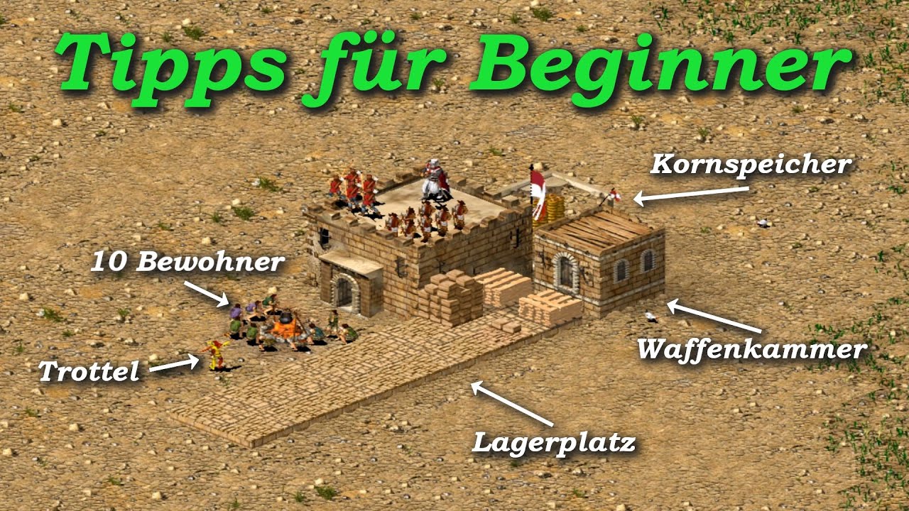 Tipps für Anfänger und Wiedereinsteiger | Stronghold Crusader Tipps