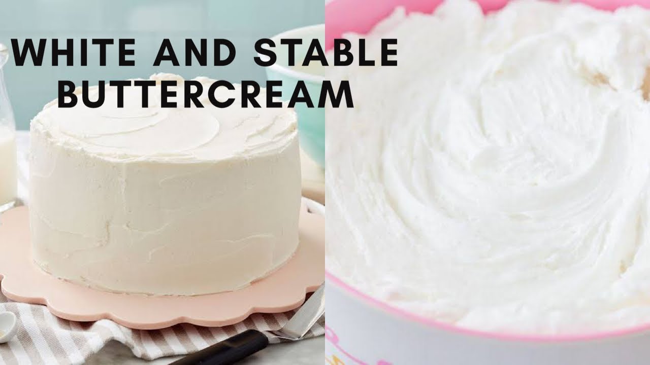 How to make WHITE buttercream recipe ||White Buttercream Icing for cake decorating