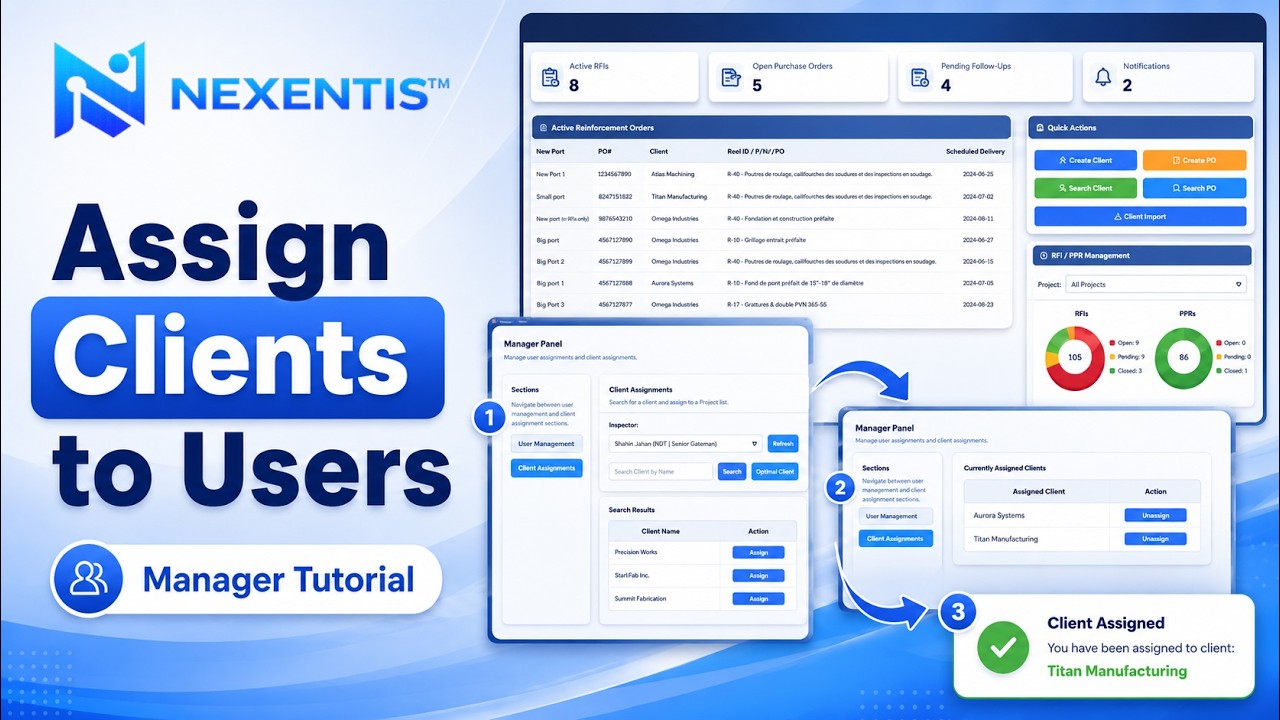 How to Assign Clients to Users in Nexentis FQM
