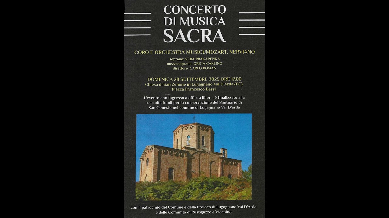CONCERTO DI MUSICA SACRA  - MUSICOMOZART