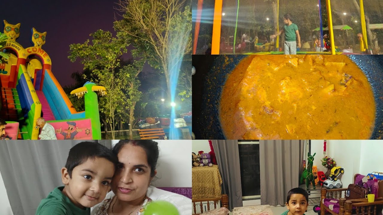 Makku ar mai aj garden gye 🏡 Mousam bhut acha hua hai 😍Besan ki sabji banayi ✌️Makku ki masti😂😂