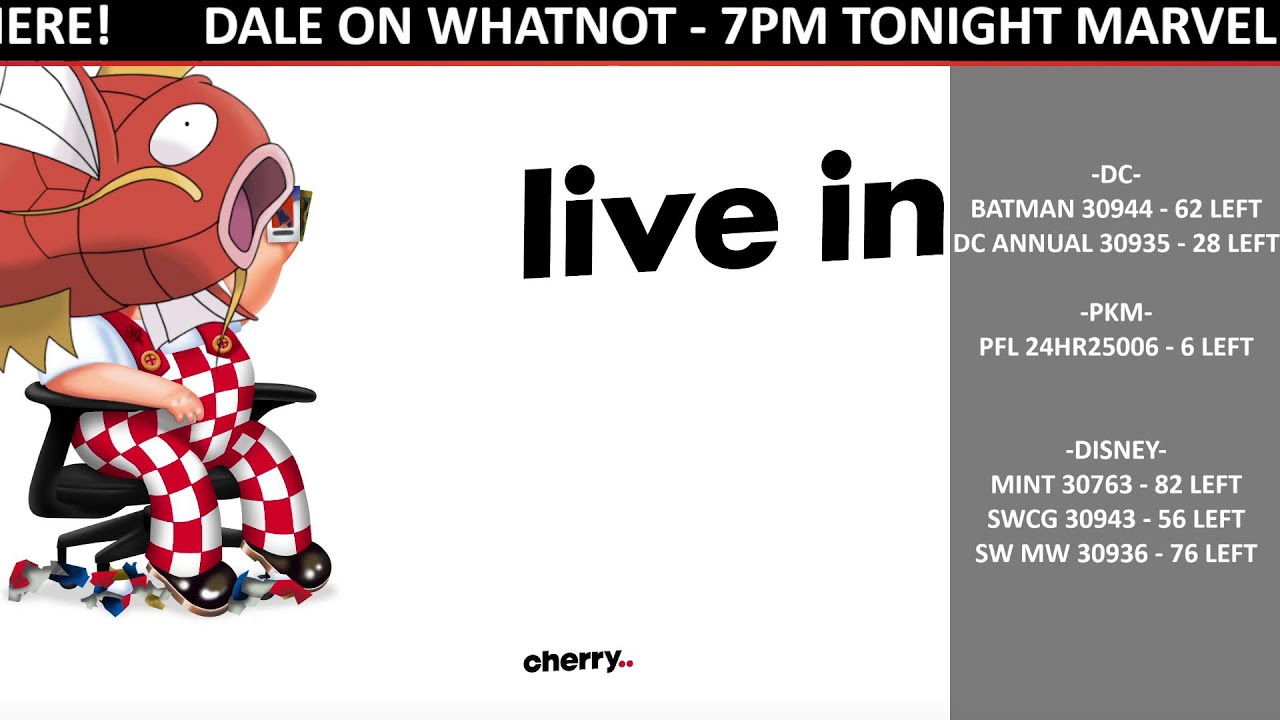 CHERRY LIVE! ONE PIECE, POKEMON, STAR WARS + MORE!
