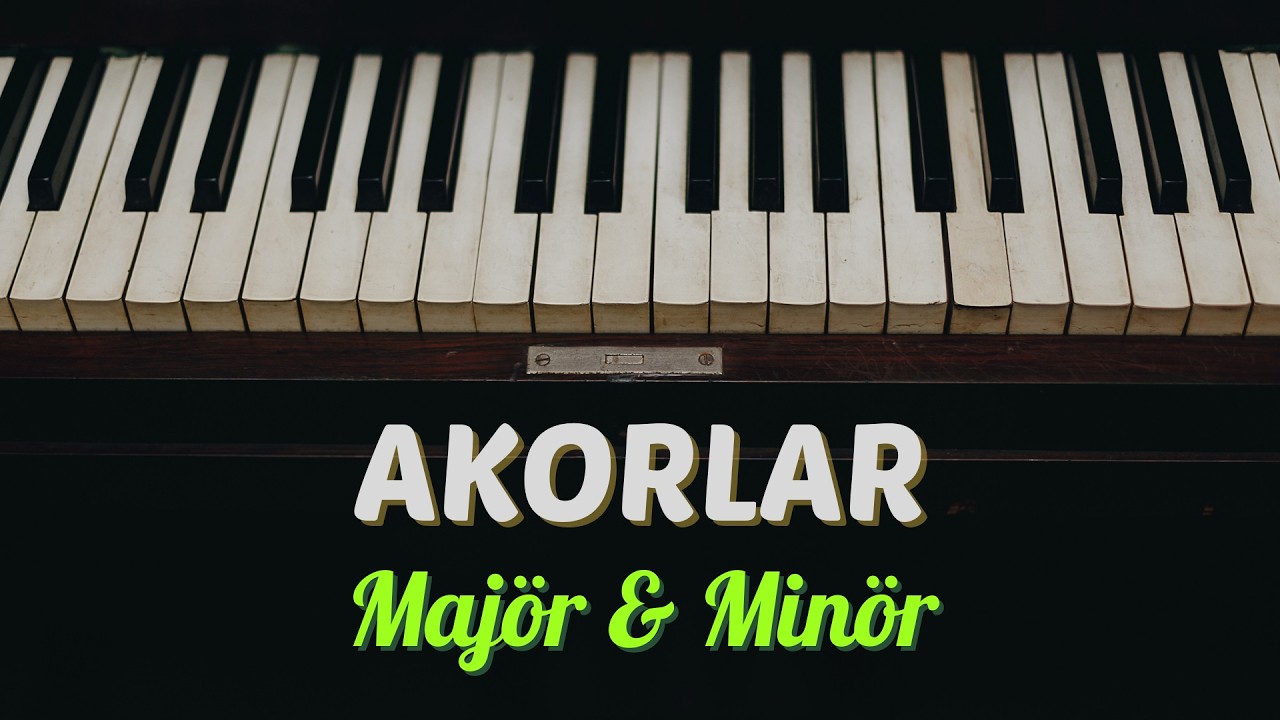 Piyanoya Giriş (Kolay Anlatım) | Akorlar (Majör ve Minör) (Chords) EASY PIANO TUTORIAL!