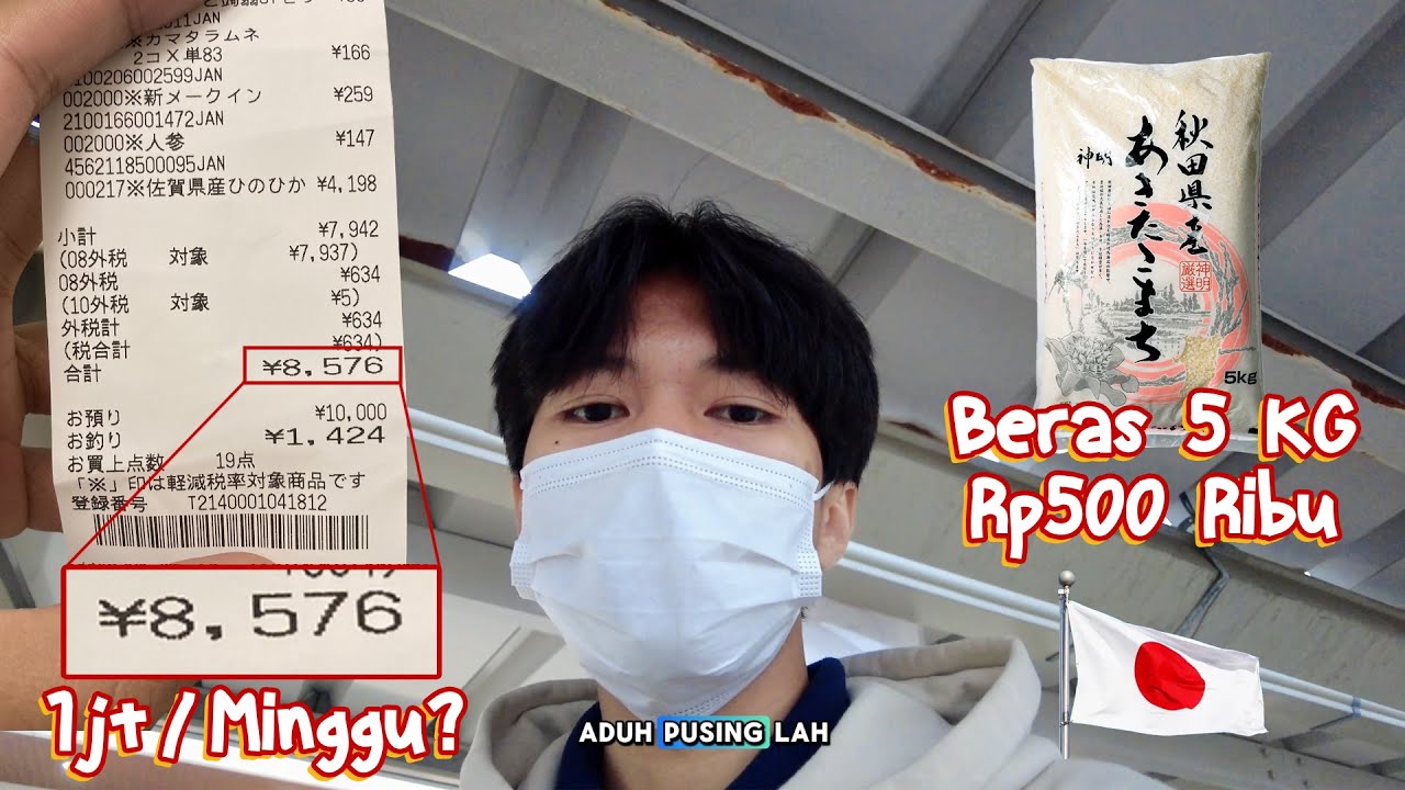 BAHAS BIAYA HIDUP DI JEPANG sambil belanja sore-sore