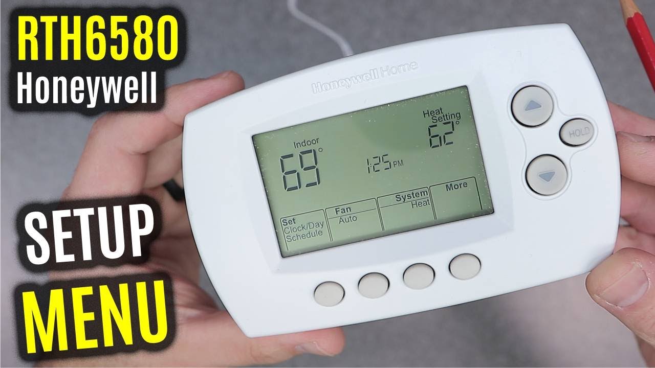Honeywell RTH6580WF | ОБЪЯСНЕНИЕ ПАРАМЕТРОВ МЕНЮ НАСТРОЙКИ | Настройки ISU для установщика термос...