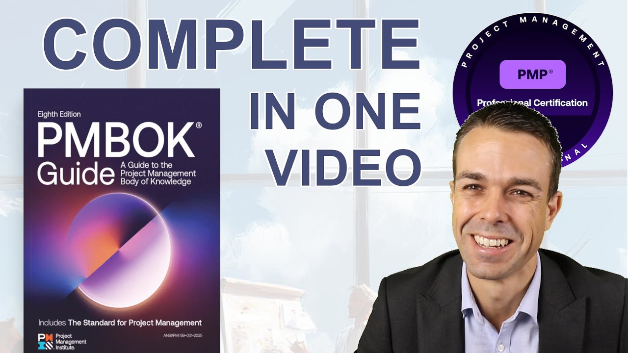 The Complete PMBOK® Guide 8th Edition In One Video - All 40 Processes Explained