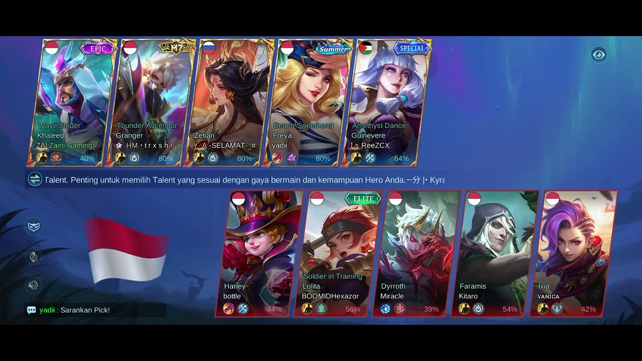 Main rank party, siap-siap musuh kena mental sama timku, dibantai-bantai terus tanpa ampun😂