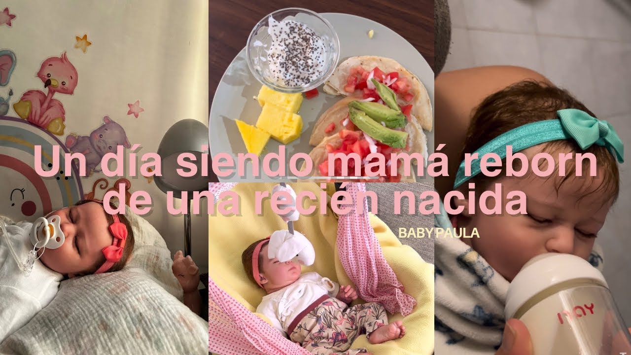 Un día siendo mamá reborn de una recién nacida|Baby Paula|. 
