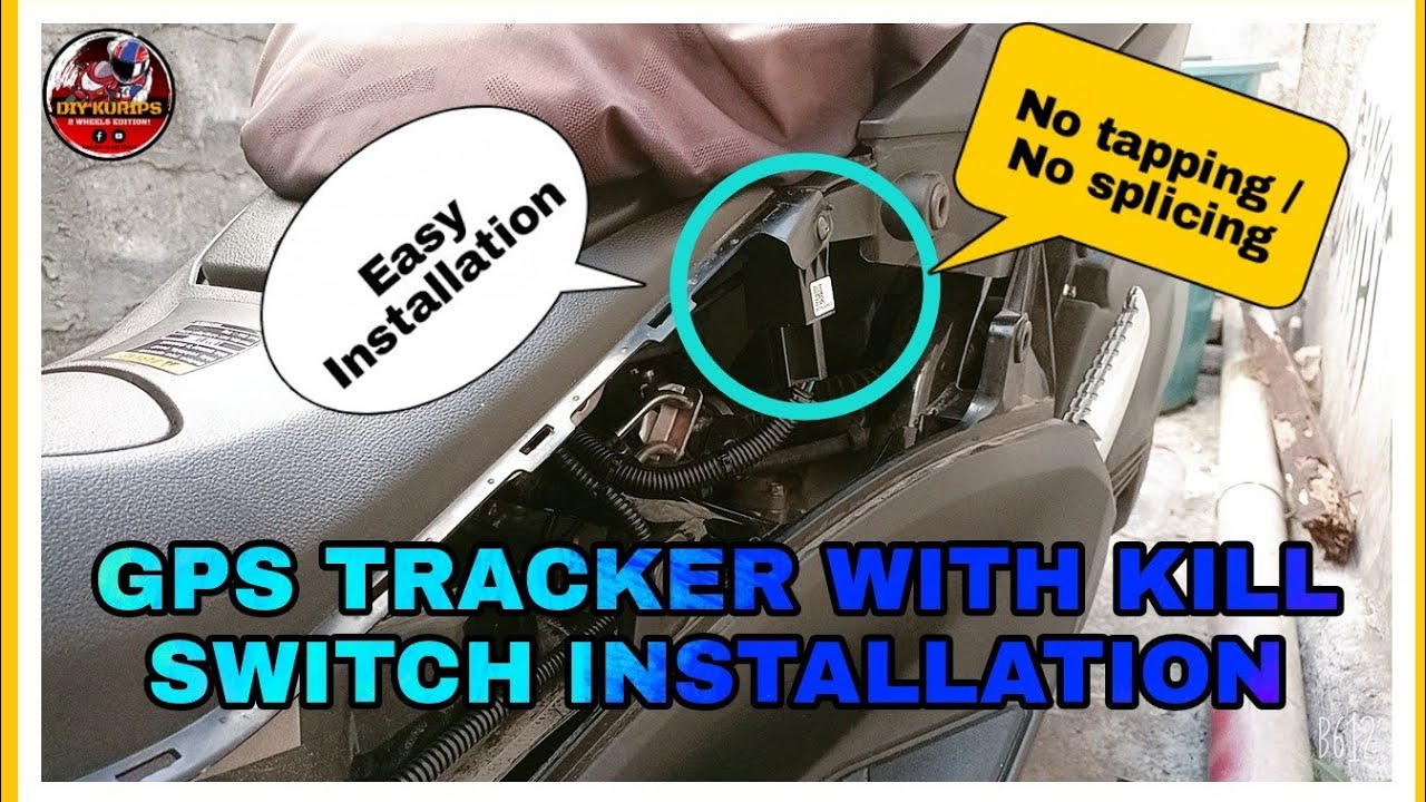 Moto Vlog 29 - GPS tracker with kill switch installation