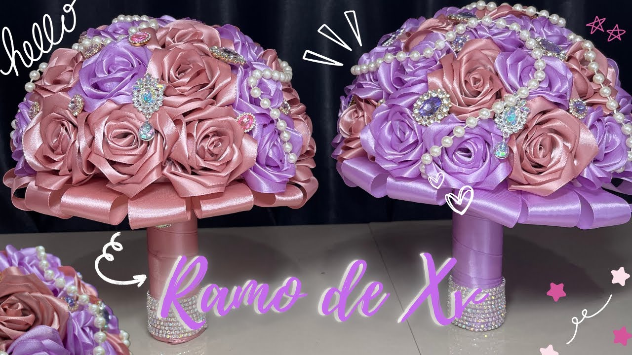 DIY Ramo de XV - Novia con rosas eternas✨