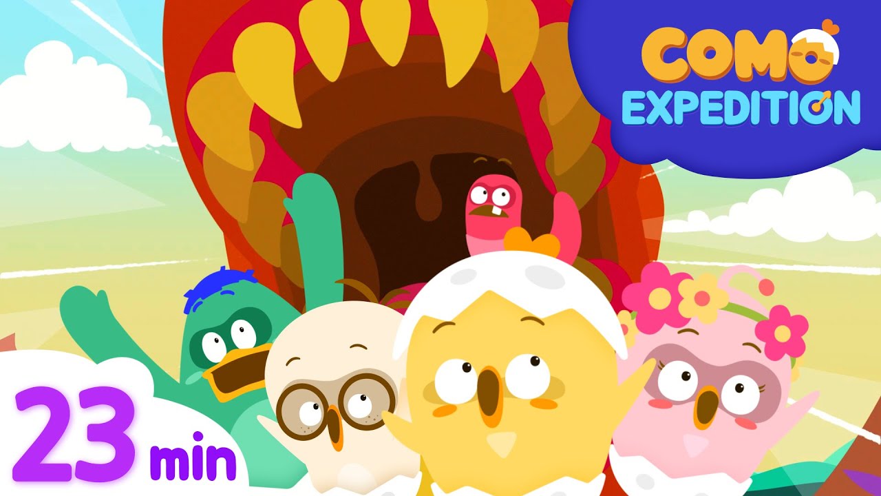 Como Expedition | Exploring dinosaurs full episodes 23min | Cartoon video for kids | Como Kids TV