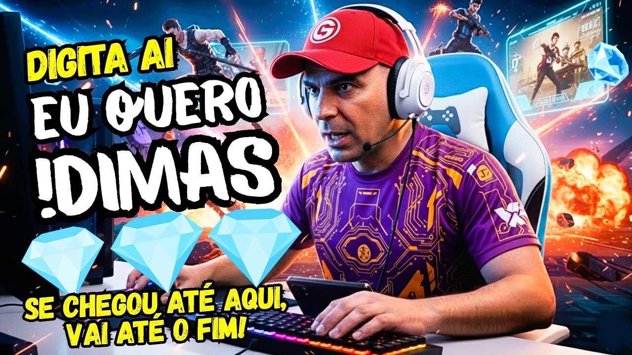 Será Que Consigo Pegar Algum Dimas Hoje? 💎🔥 | Free Fire Tenso Até o Final
