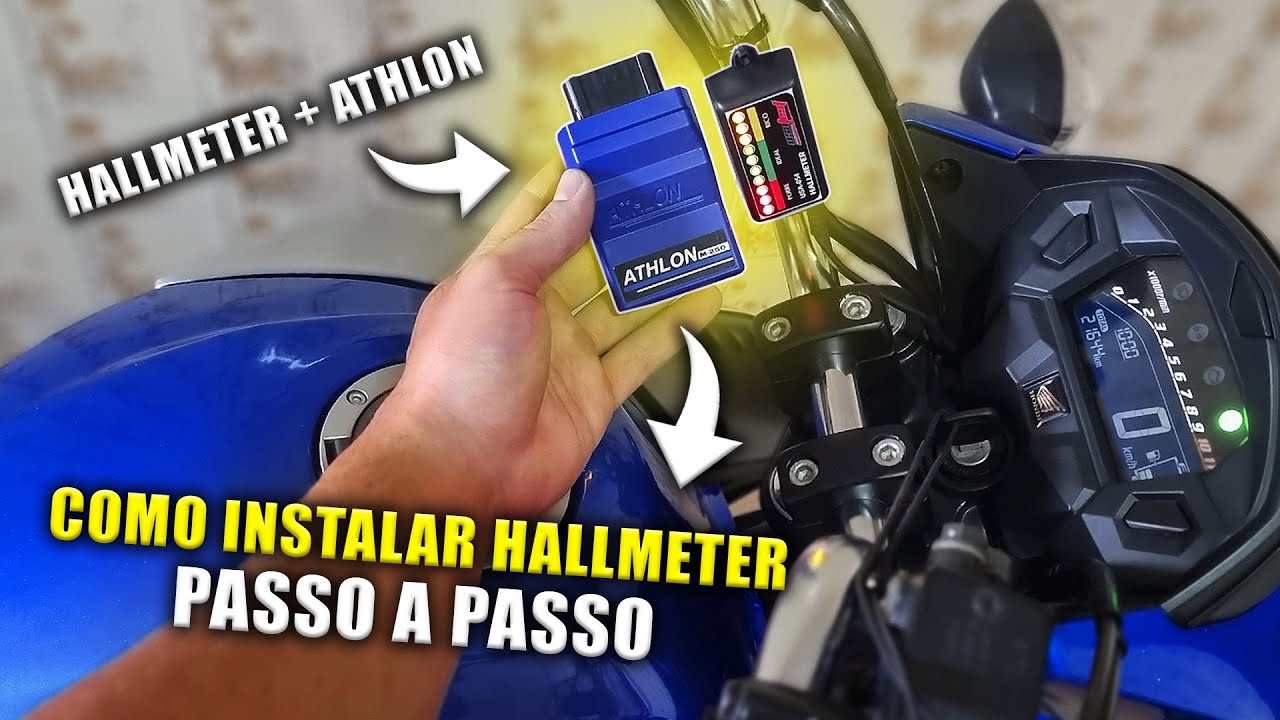 COMO INSTALAR HALLMETER COM ATHLON NA CG 160