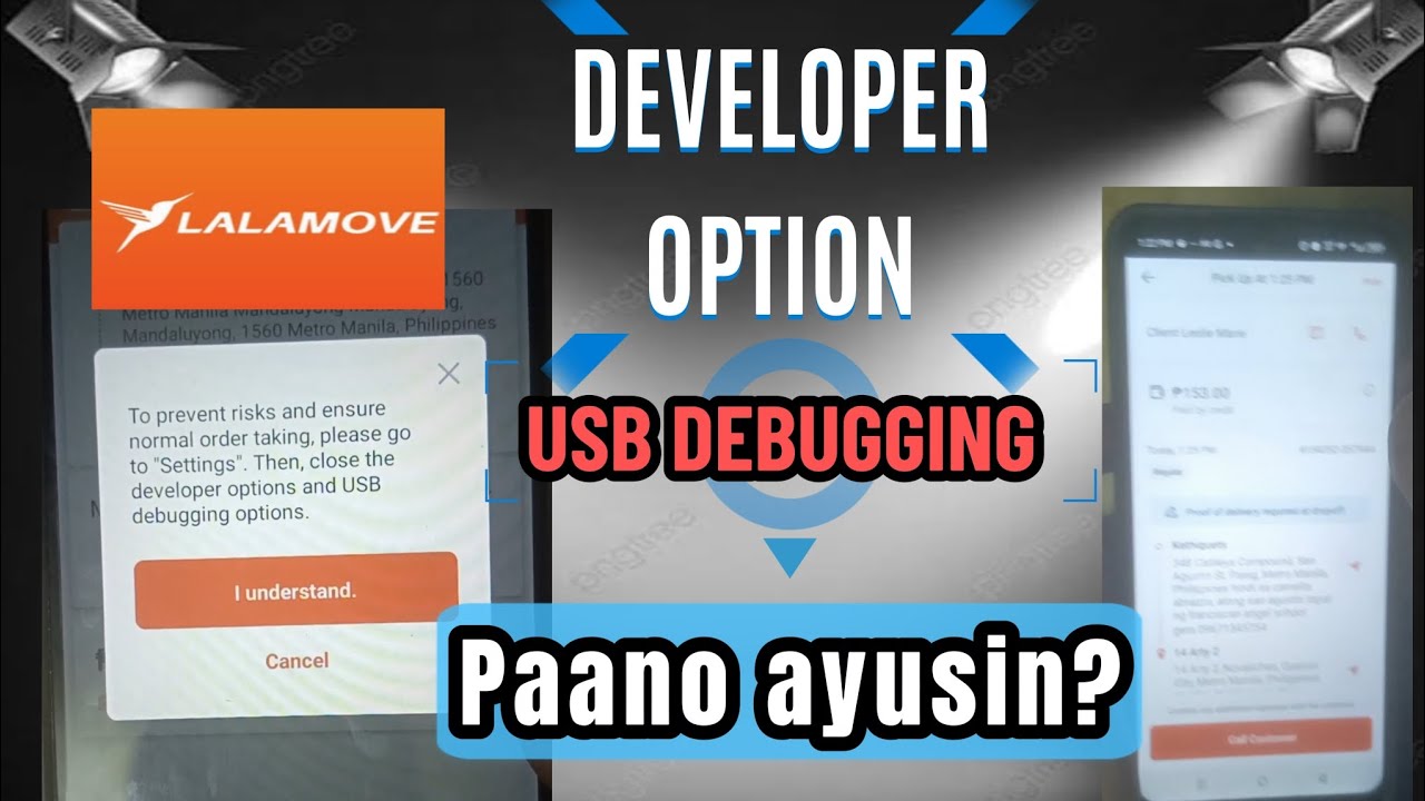 DEVELOPER OPTION * USB DEBUGGING * LALAMOVE DRIVER APPS * PAANO AYUSIN? *LUDOBEMOTOVLOG