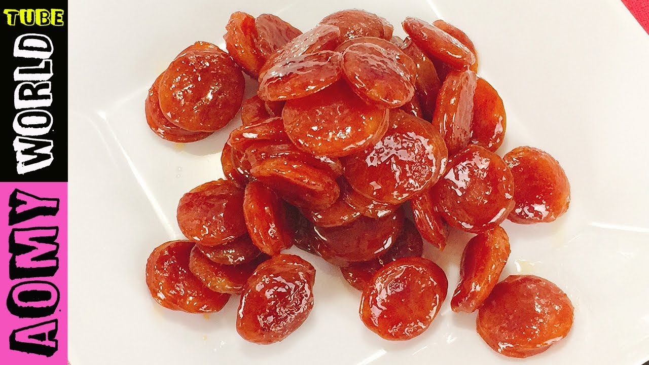 How to cook Chinese sausage | AomyWorldTUBE | YUMMY ❤