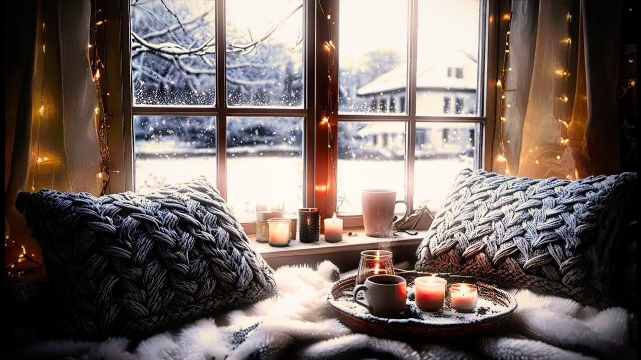 Winter Night by the Window | Smooth Jazz for Sleep & Focus