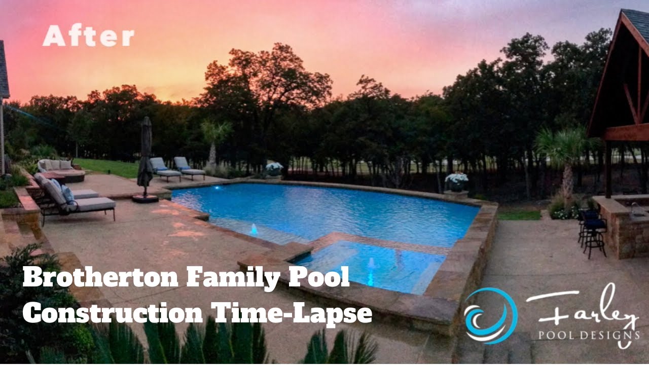 Brotherton Family Pool Construction Time-Lapse