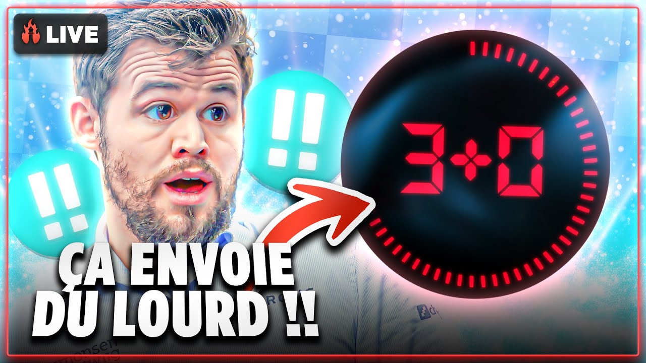 Magnus Carlsen en 3+0, VOUS AIMEZ ?