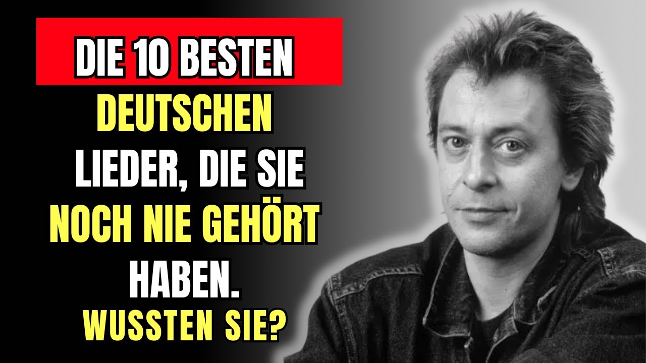 Die 10 besten deutschen Lieder, die Sie noch nie gehört haben.