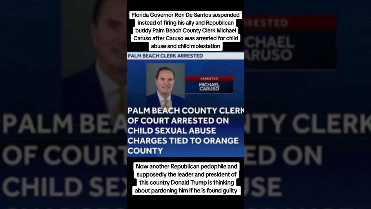 Ron De Santos buddy Michael Caruso was arrested for child abuse and child molestation