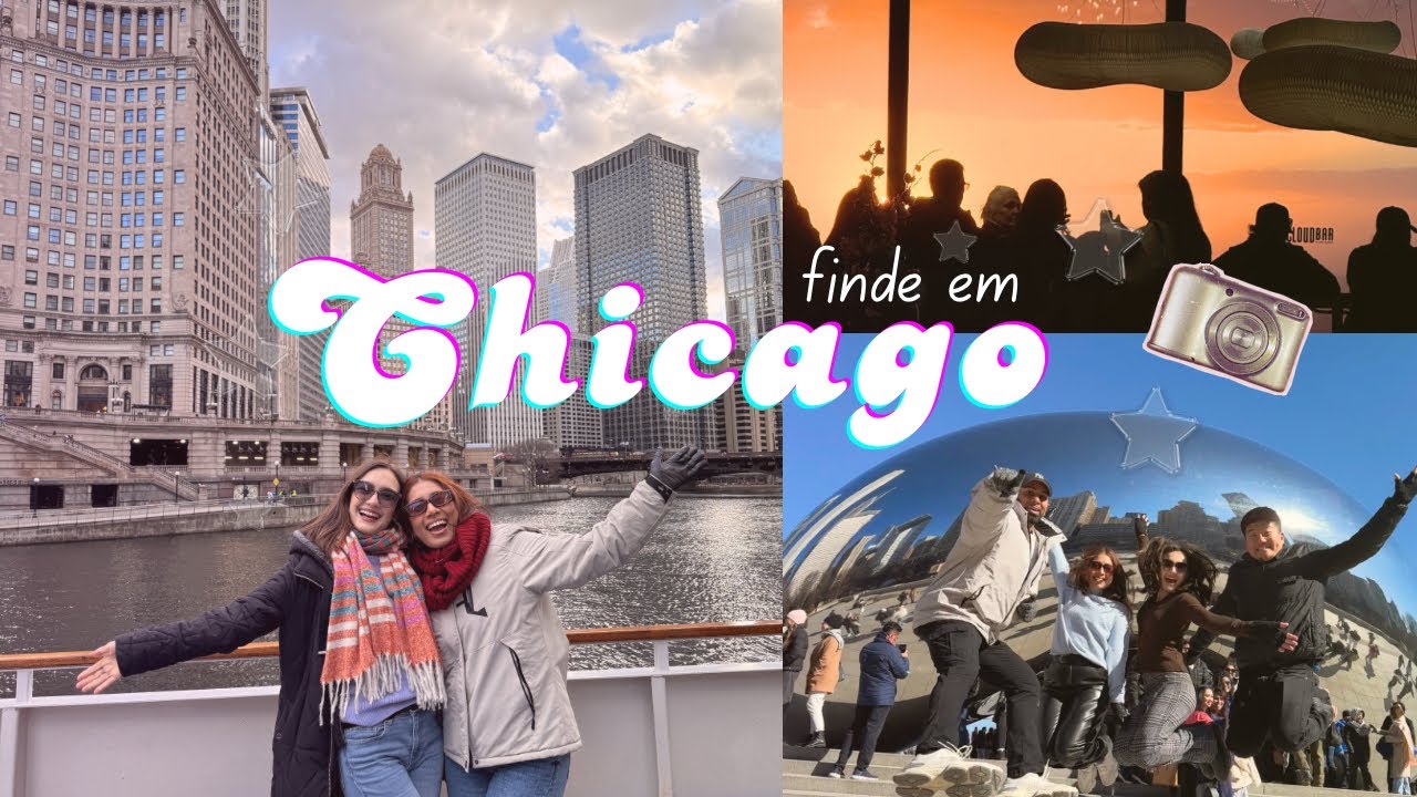TRÊS DIAS EM CHICAGO 🤍🍸⚓️🛩️🏙️