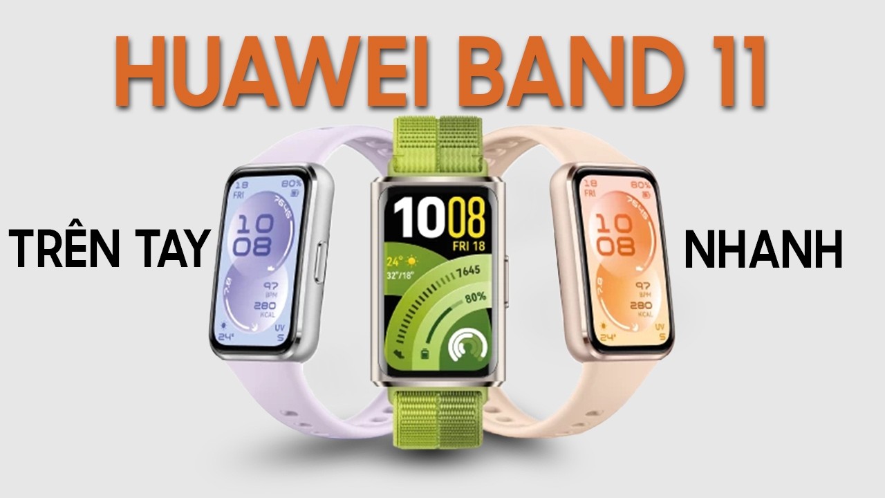 Review HUAWEI Band 11: Vòng thông minh GIÁ RẺ xịn như SMARTWATCH?