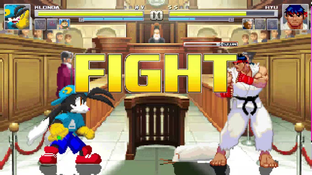 Mugen: Namco vs Capcom 4v4 Turns