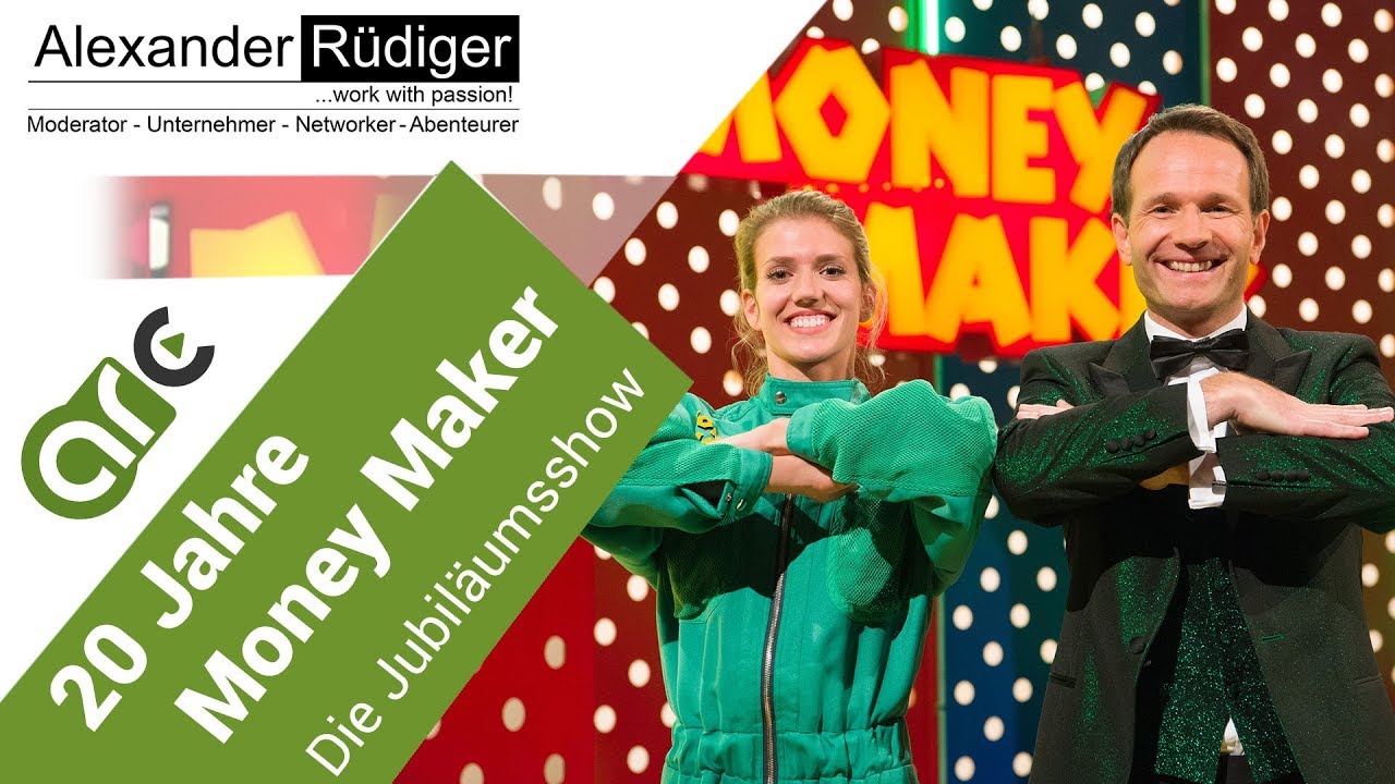 20 JAHRE MONEY MAKER  I Alexander Rüdiger moderiert Jubiläumshows vom 28.8.2016