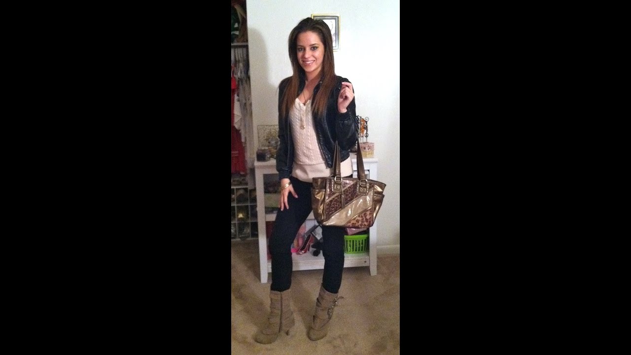 Outfit Of The Day 8 - Browns & Golds OOTD!