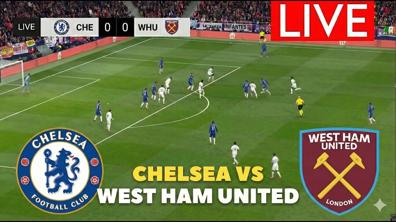 🔴LIVE: CHELSEA VS WEST HAM UNITED | PREMIER LEAGUE 2025 | SIMULATION GAMEPLAY