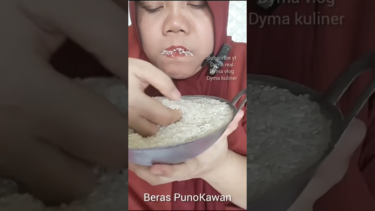 Raw rice eating crancy aroma