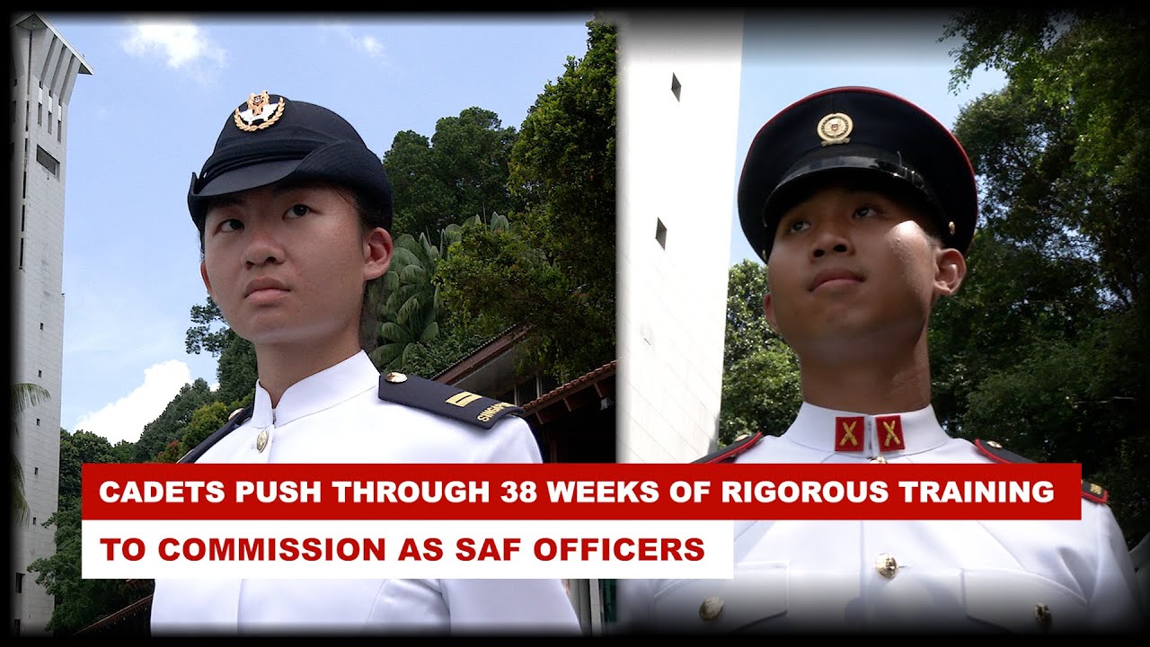 Cadets Push Through 38 Weeks of Rigorous Training To Commission As SAF Officers