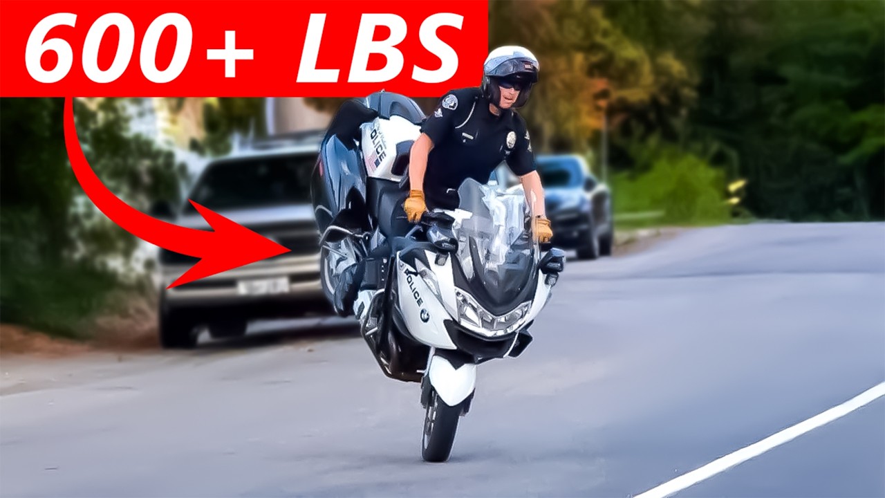 Motorcycle Cops are WAY more Skilled Than You Think