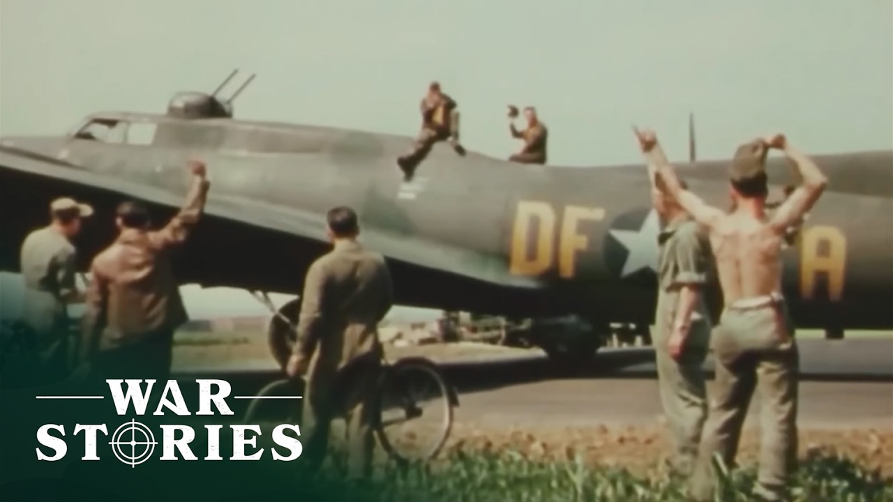 Неотцензурированные кадры бомбардировки во время Второй мировой войны | Memphis Belle