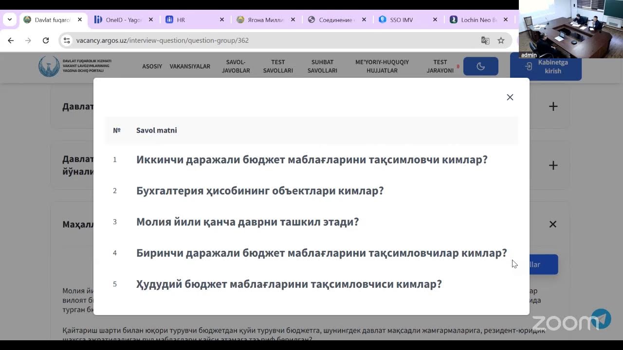 Zoom Meeting Самарқанд вилояти ИМББ