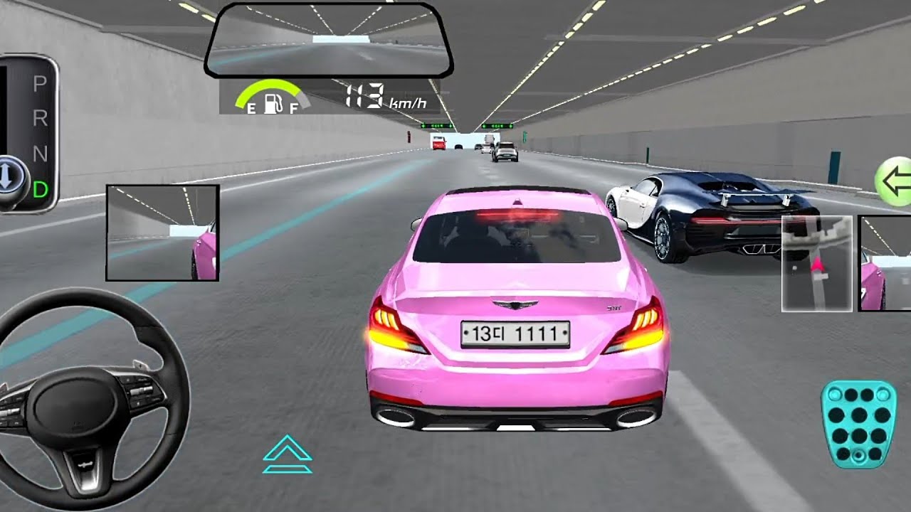 New Car Genesis G70 Pink For Parking - 3D Driving Class 2026 - Gameplay 💥 Part #10 