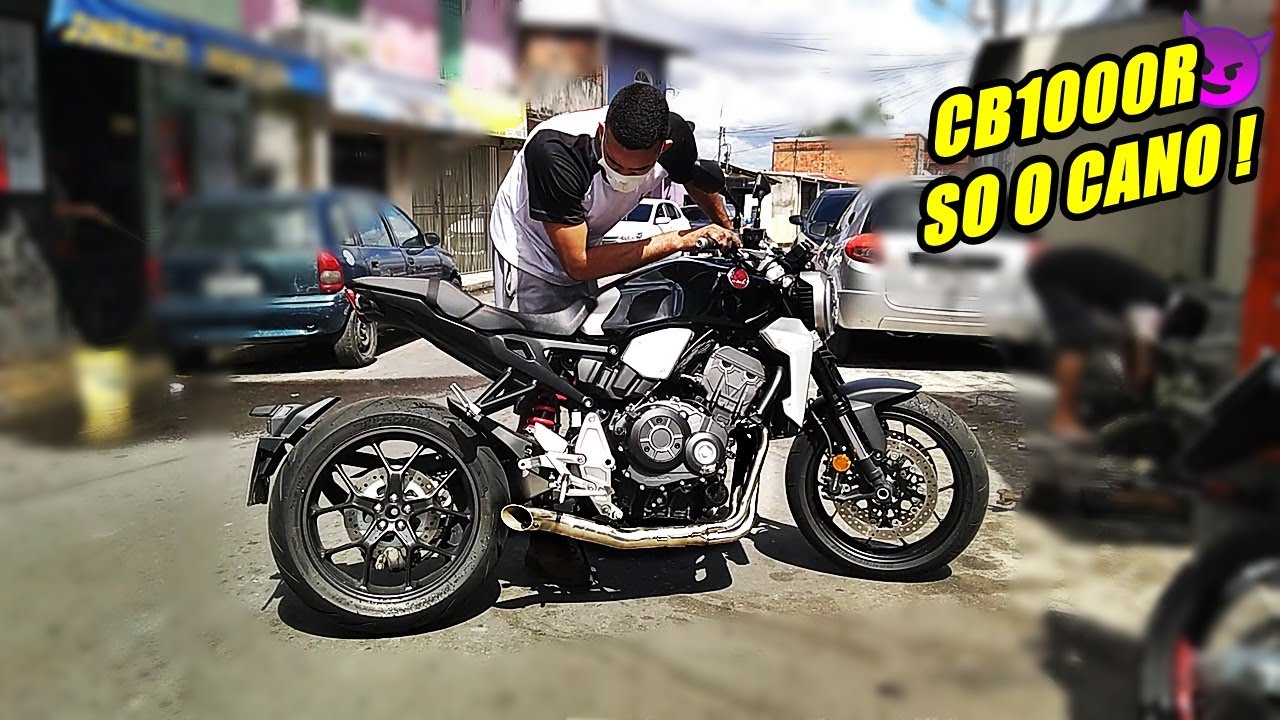 NOVA CB1000R 2021 SO O CANO ! ronco espetacular !