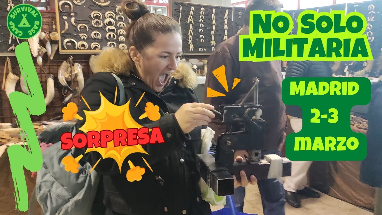 ⛑️🪂 𝐍𝐎 𝐒𝐎𝐋𝐎 𝐌𝐈𝐋𝐈𝐓𝐀𝐑𝐈𝐀 2024 ⚔️📯 Feria del Coleccionismo Militar en en 𝐌𝐀𝐃𝐑𝐈𝐃 el 2 y 3 de marzo ❗❗