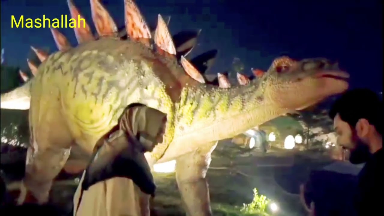Neon square dinosaurs 🦖 park Lahore|pehly dafa Lahore mien Dekha dinosaurs park|food street|