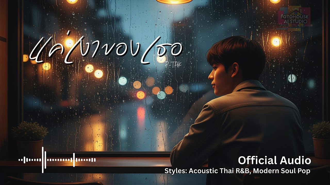 เพลง แค่เงาของเธอ (Official Audio) | Acoustic Thai R&B, Modern Soul Pop | P-TAK