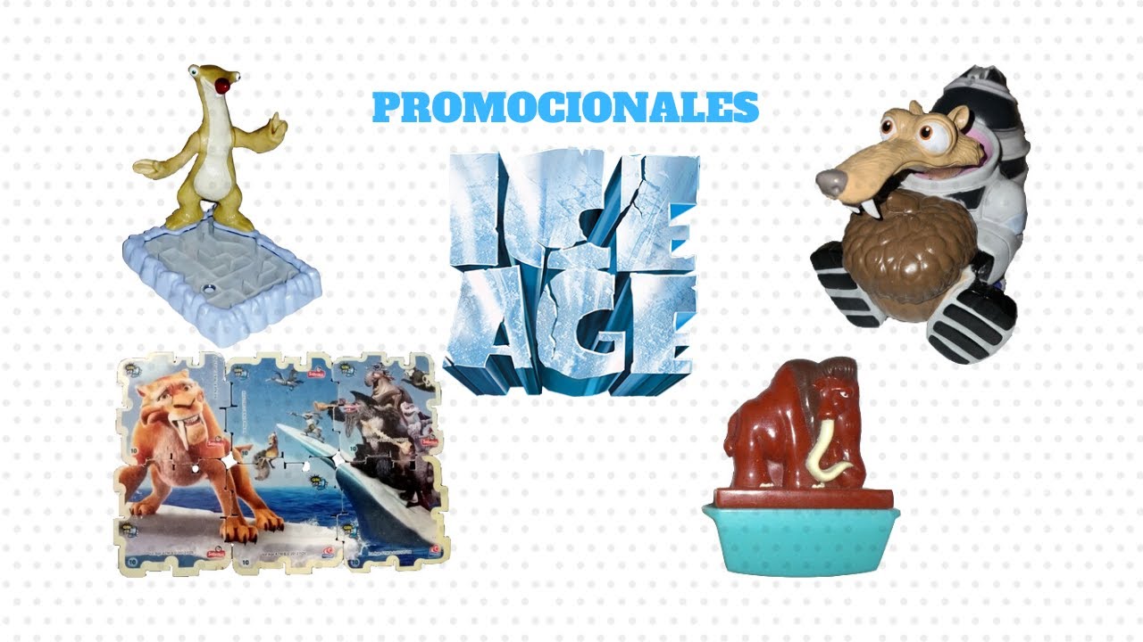 LA ERA DE HIELO EN PROMOCIONALES