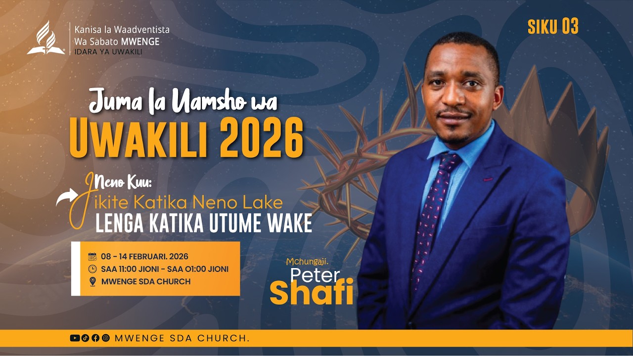 LIVE Juma la Maombi la Uwakili - Jikite Katika Neno Lake, Lenga Katika Utume Wake | Mch. Peter Shafi
