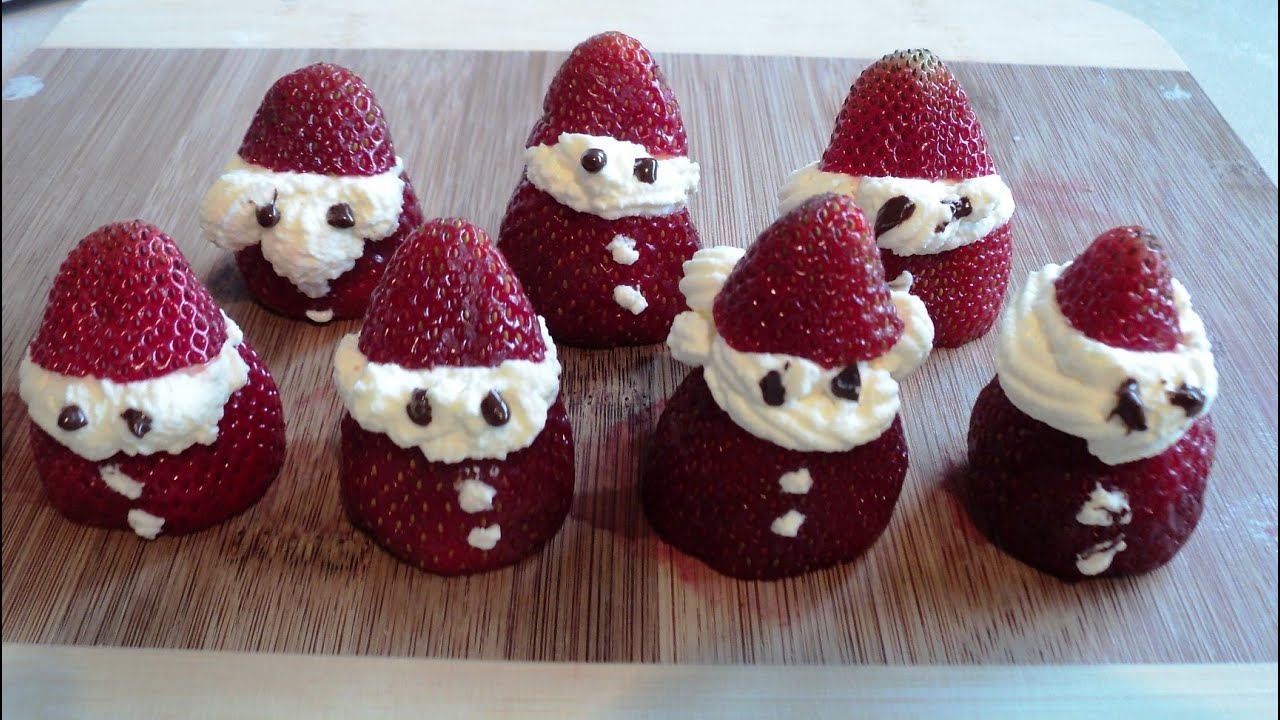 CHRISTMAS STRAWBERRY SANTA'S
