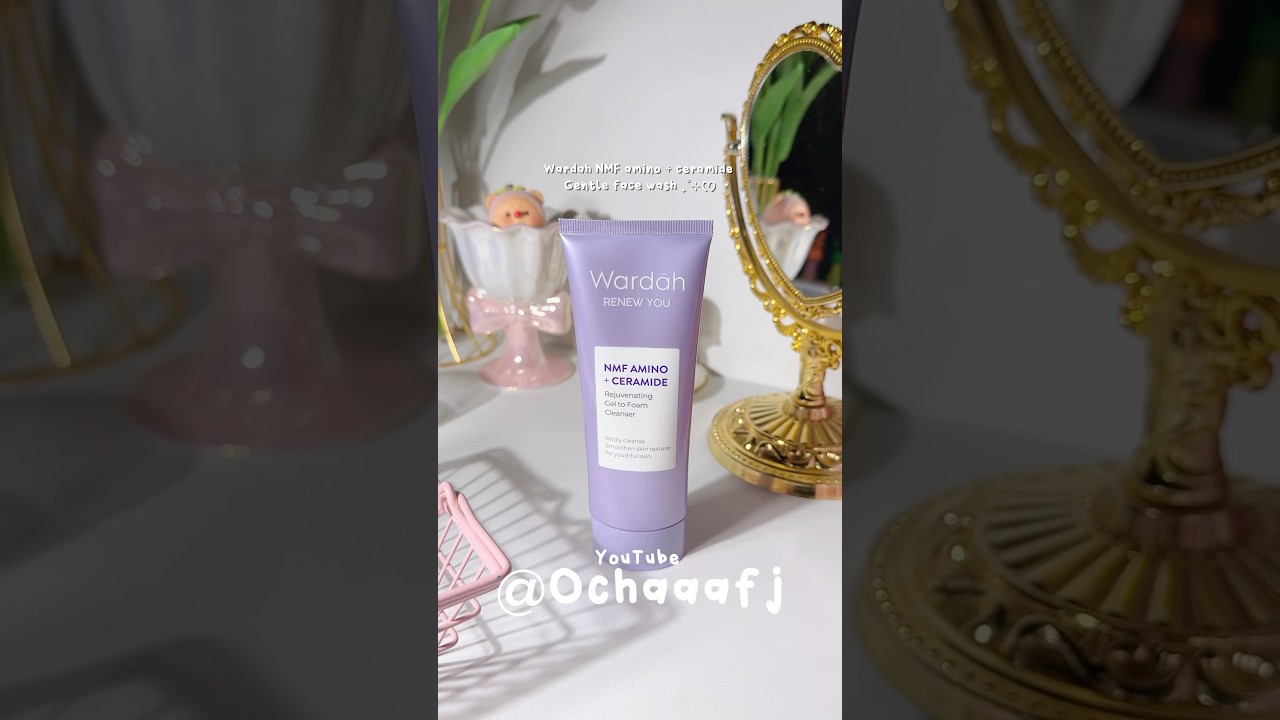 Wardah facial wash 💜✨ #wardah #facialwash #shorts #ochaaafj #fyp